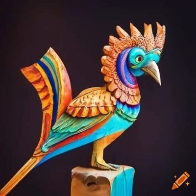 Sarimanok! Intricate Carvings and Vibrant Colors Celebrate Mythical Avian Majesty!